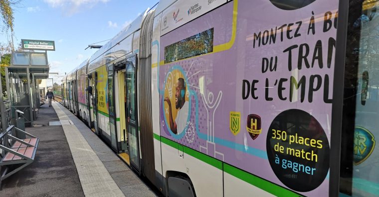 Illustration de l'article Le tramway de l’emploi circulera le 8 décembre à Nantes