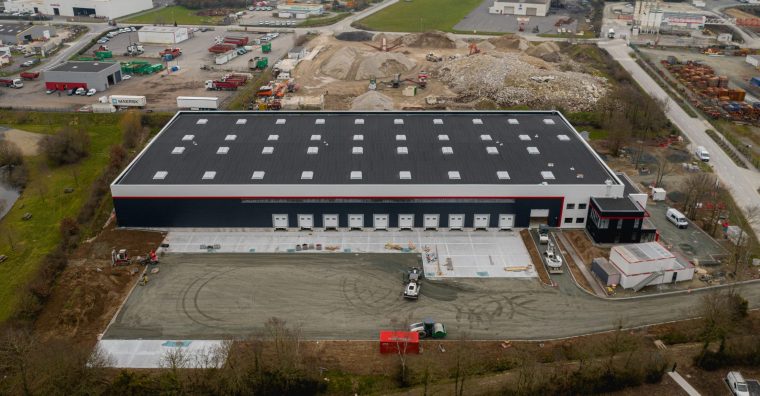 Illustration de l'article Un nouvel entrepôt de 6 000 m² à Héric pour Ouest Boissons