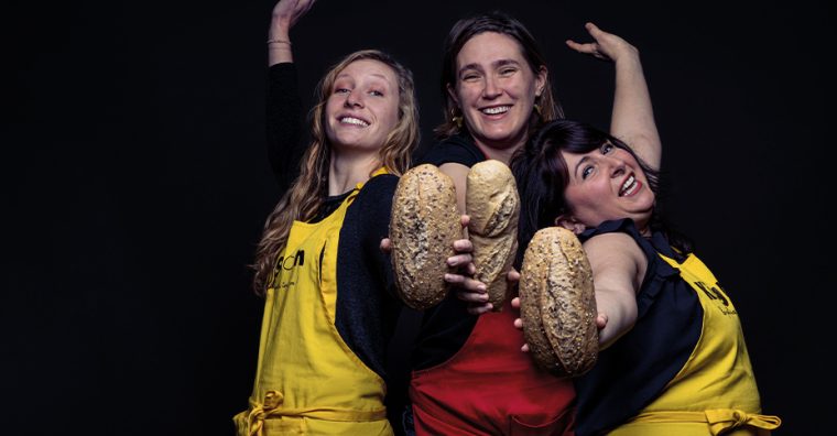 Illustration de l'article Alix Guyot, Louise Doulliet, Katia Tardy, cofondatrices de la biscuiterie Handi-Gaspi : « Faire rimer gourmand et militant »