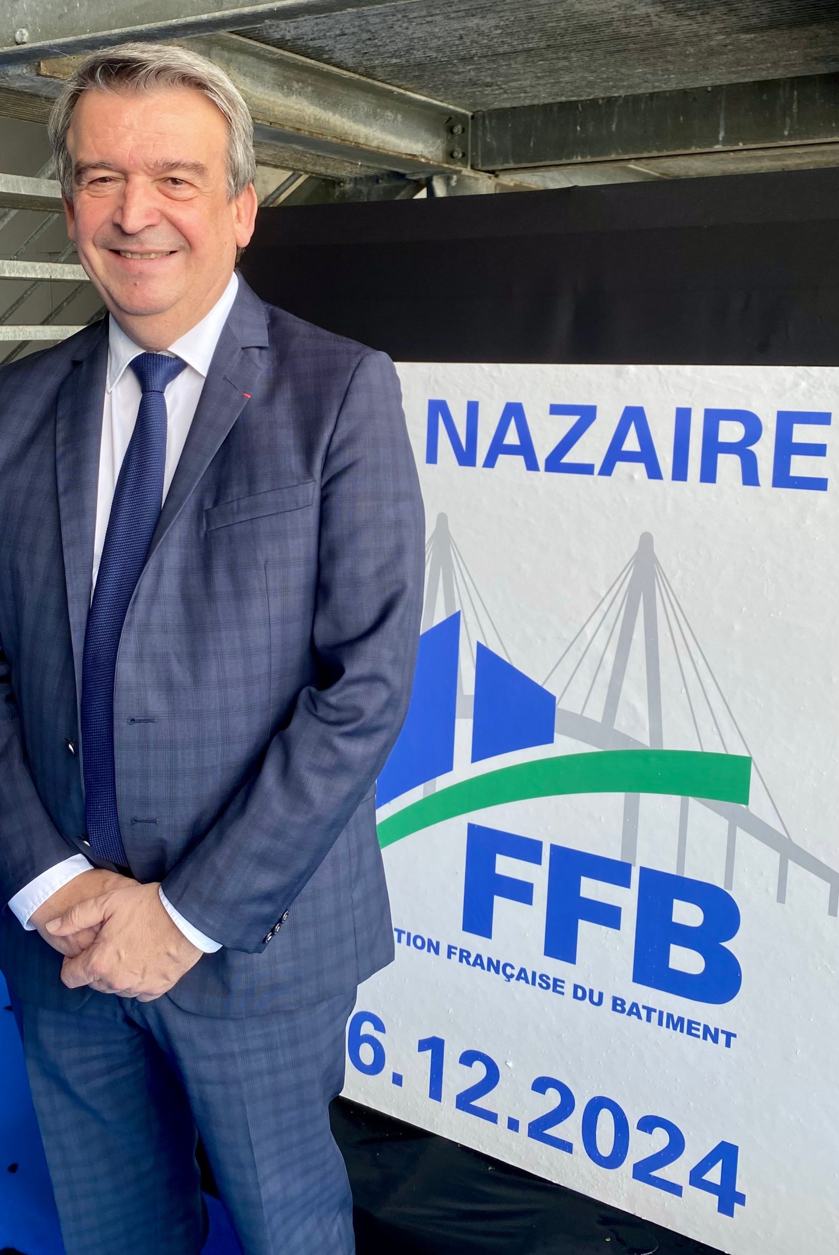 Olivier Salleron, président de la Fédération Française du Bâtiment (FFB).