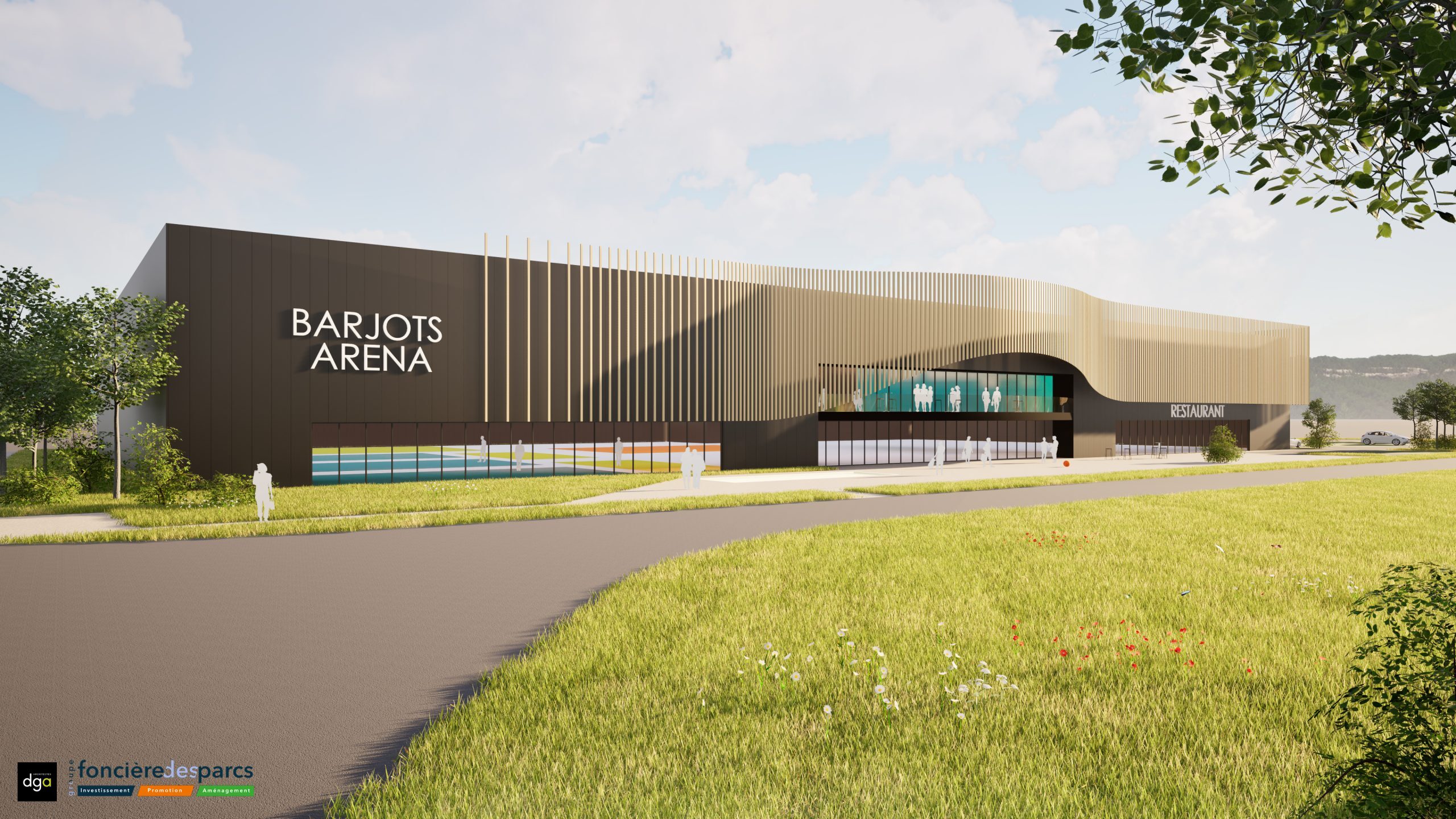 Le projet de Barjots Arena à Montaigu-Vendée.