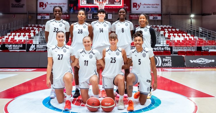 L'équipe 2025-2026 du RVBC (La Roche Vendée Basket Club)