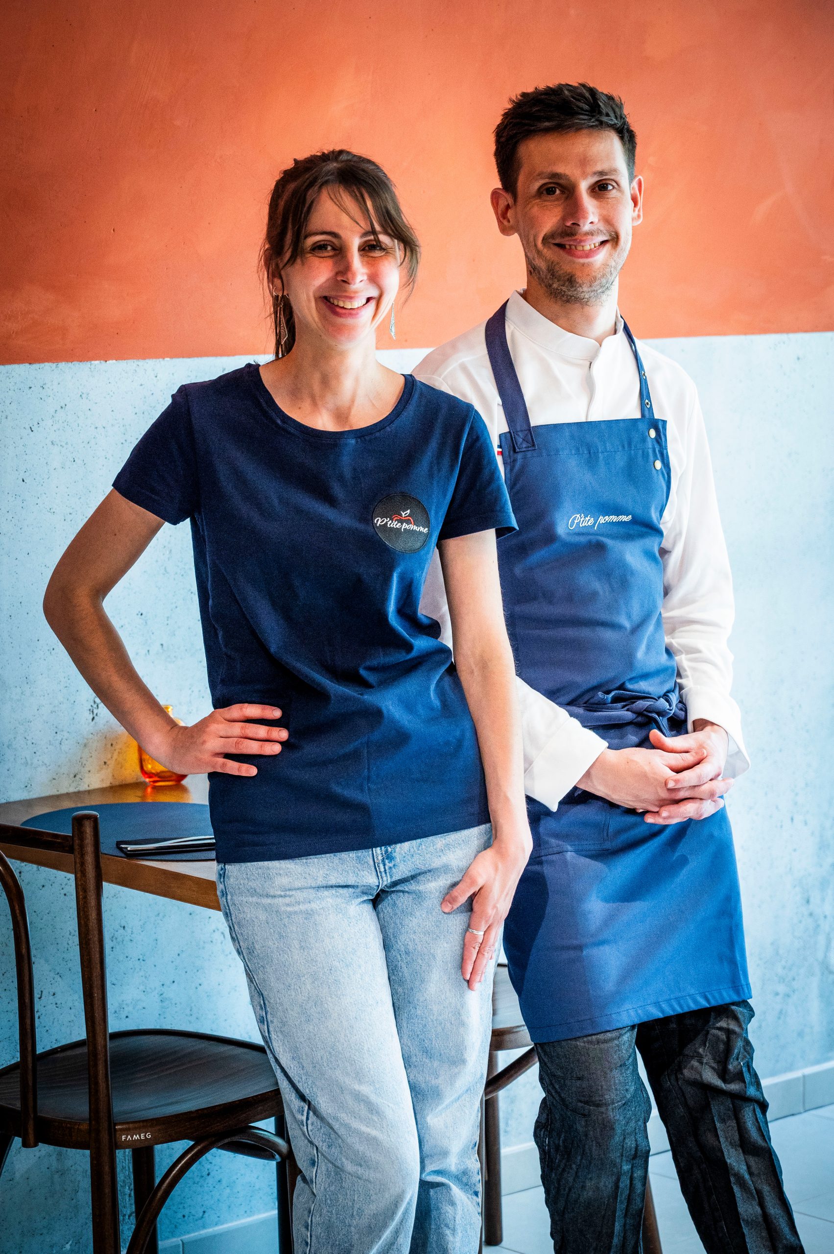 Juliette Jovelin et Rudy Maisonneuve du restaurant P'tite Pomme