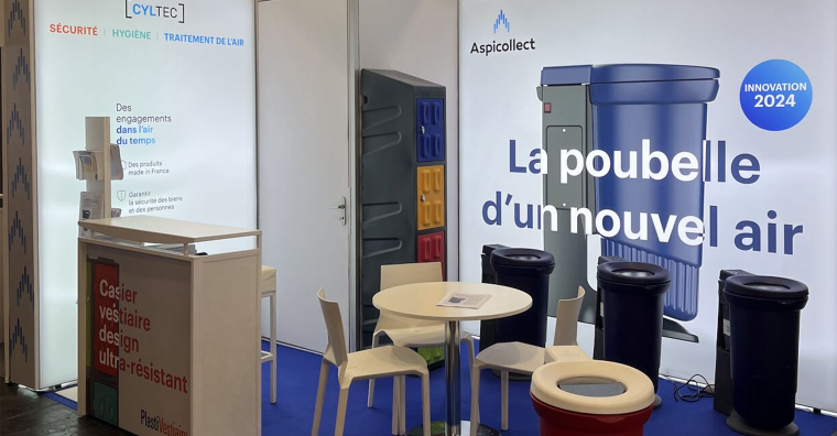 Illustration de l'article Cyltec dépoussière la sécurité au travail avec sa poubelle Aspicollect
