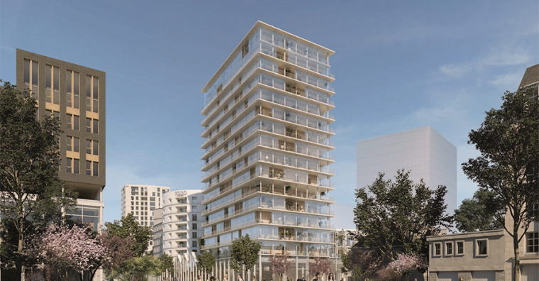 Illustration de l'article Bati-Nantes et Lamotte engagés dans un projet mixte avec un hôtel Voco gare sud