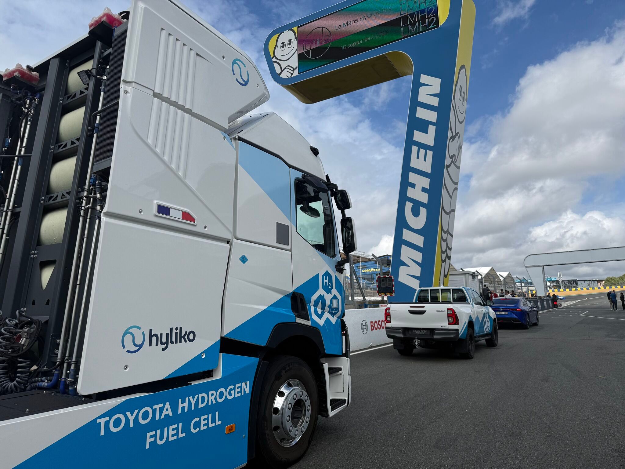 Le premier camion à hydrogène Toyota a été présenté lors de l'événement Le Mans Hydrogène, le 10 septembre.