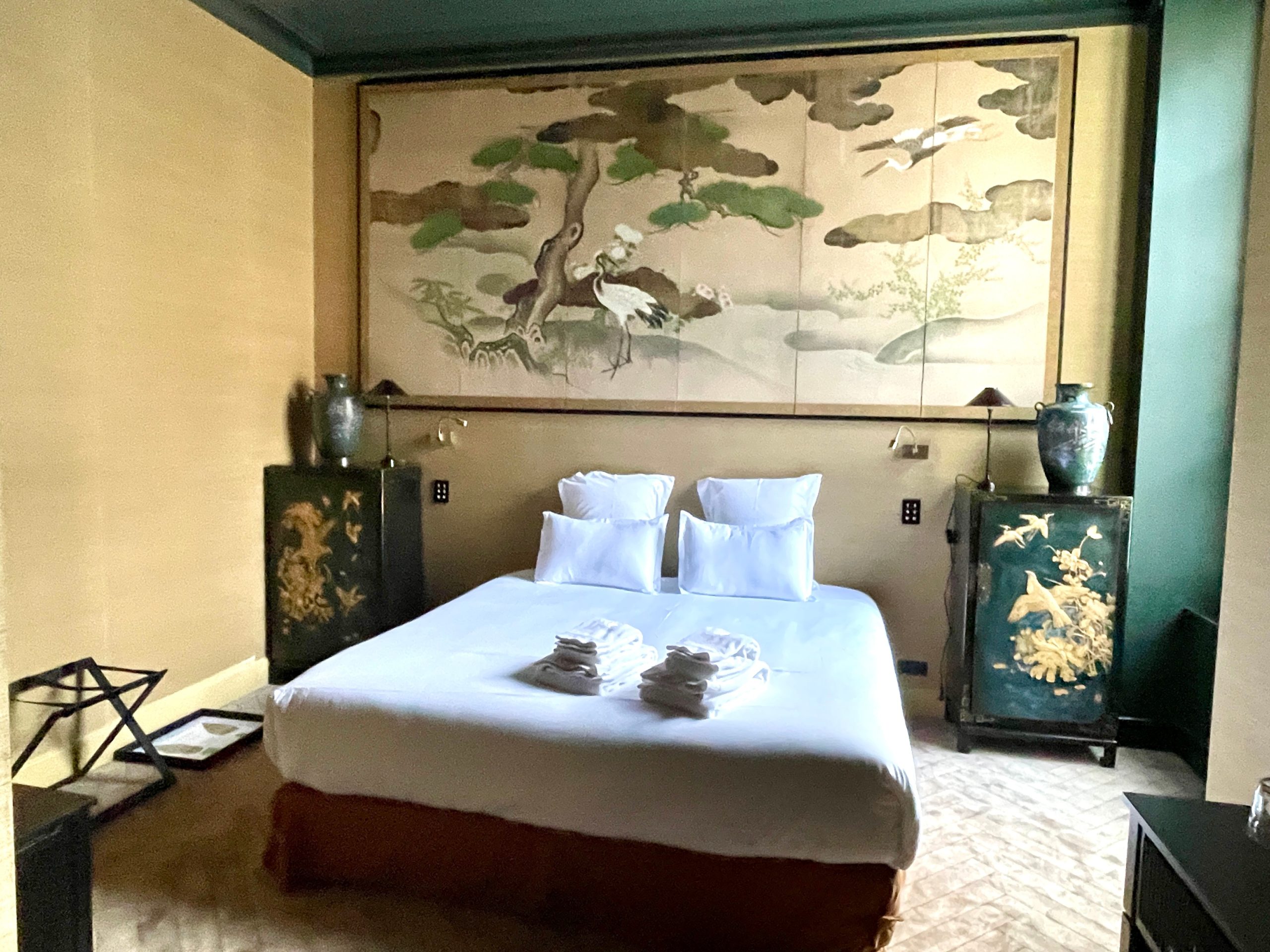 Chambre thème Japon de la Maison Maubreuil.