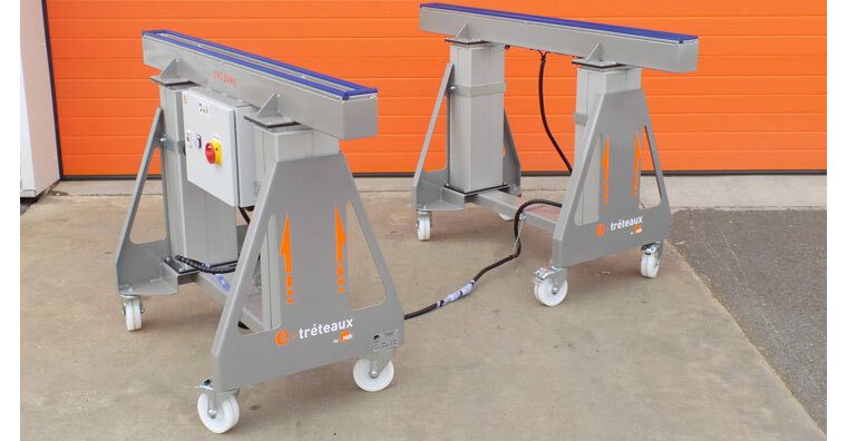 Deux e-tréteaux de la marque MZR