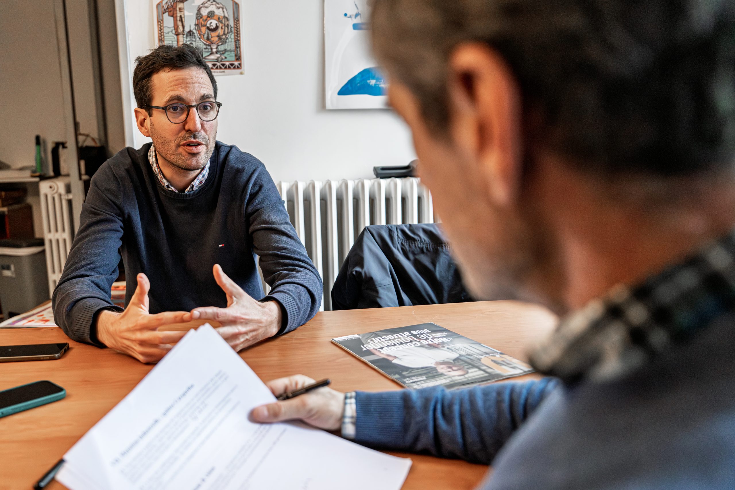 Augustin Lombard, codirigeant de la Brasserie du Bouffay