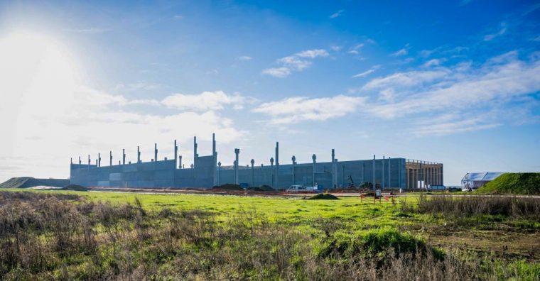 Illustration de l'article Une plateforme logistique bas carbone en construction à Chavagnes-en-Paillers