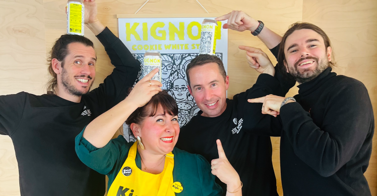 Illustration de l'article De la mie au houblon : Kignon fait mousser l’handi-gaspi