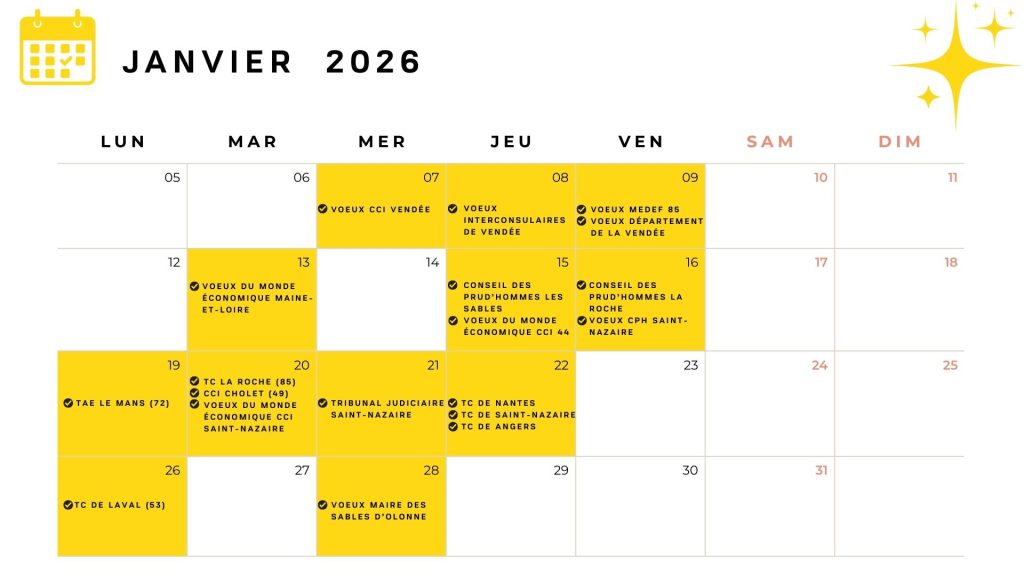 Agenda voeux 2026