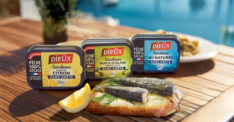 Illustration de l'article « Les Dieux » lance la première gamme de sardines sans arêtes 100 % française