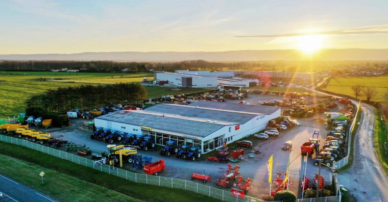 Une concession de machines agricoles, du groupe Dubreuil