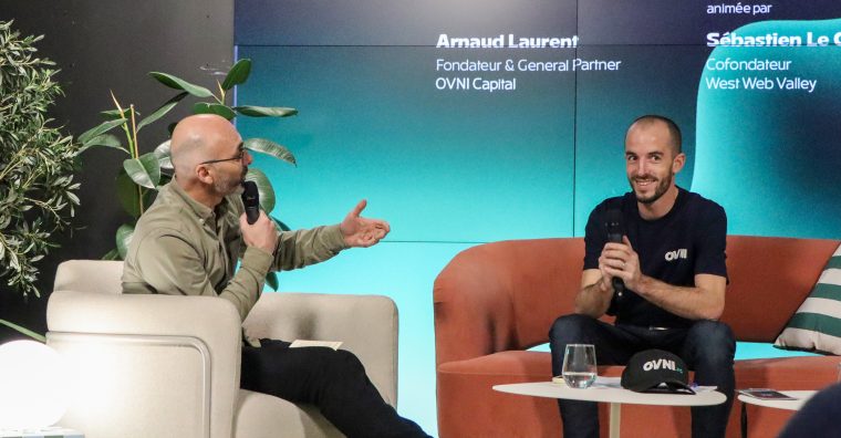 Sébastien Le Corfec (West Web Valley) et Arnaud Laurent (Ovni Capital) lors de l'événement nantais Zero to One.