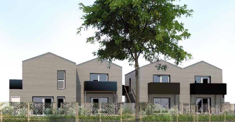 Illustration de l'article À Conquereuil, La Nantaise d’Habitations mise sur la construction hors site