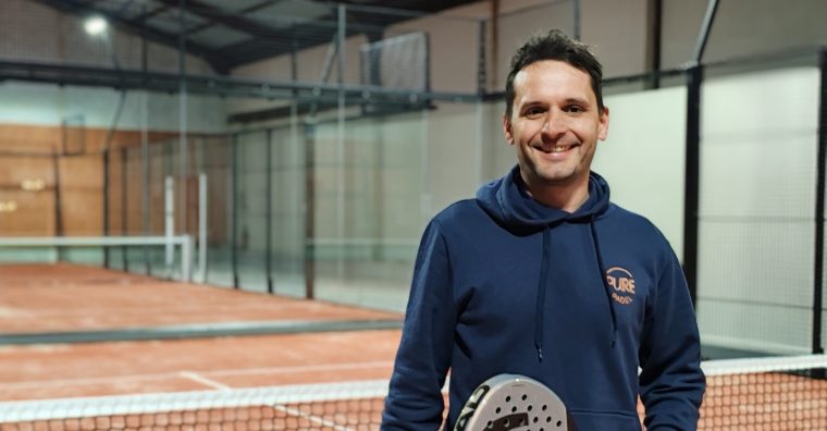 Étienne Leite, cofondateur de Pure Padel en Vendée.