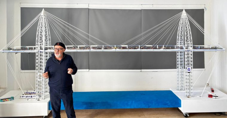 Illustration de l'article Pont transbordeur, le projet de Paul Poirier s&rsquo;expose à Marseille