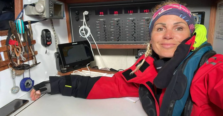 Illustration de l'article Avec « Lady Grit Sailing », Valérie Marqueton en quête du grand large