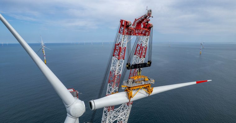 Illustration de l'article Le parc éolien offshore Emyn officiellement en service