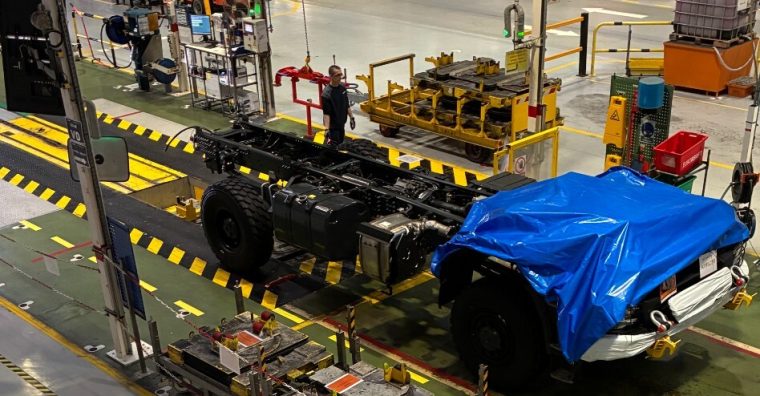 Illustration de l'article Scania Angers va produire un 4×4 militaire sur sa ligne de camions civils