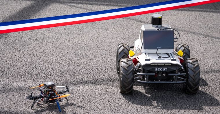 Illustration de l'article Parmatac : Centrale Nantes inaugure une plateforme pour les robots autonomes