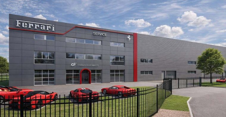 Illustration de l'article Charles Pozzi ouvrira fin 2026 sa sixième adresse Ferrari française à Sautron