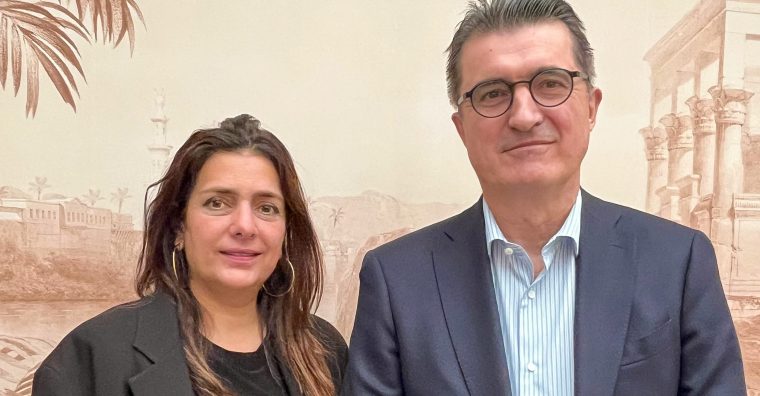 Ladan Dirickx, bâtonnière du barreau d'Angers, et Yves-Marie Herrou, premier vice-bâtonnier