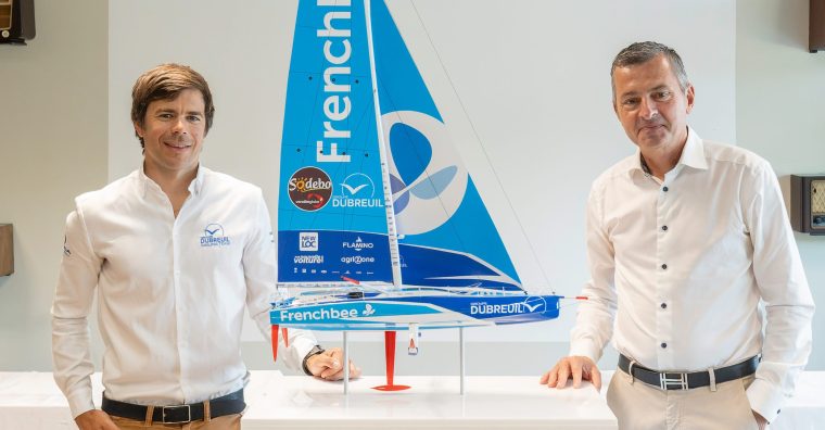 Illustration de l'article Le groupe Dubreuil dévoile un Imoca aux accents aéronautiques