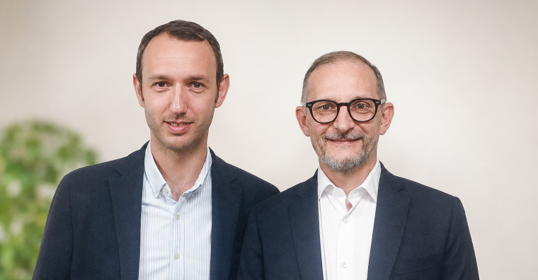 Jonathan Sturm, directeur général de Cocerto, et Dominique Périer, président de Fidunion