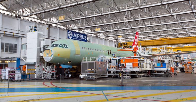 Usine d'Airbus, Toulouse, France