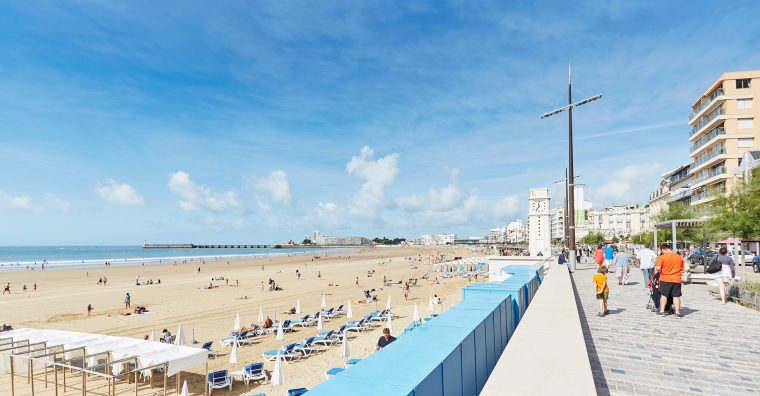 Le remblai des Sables-d'Olonne (Vendée).