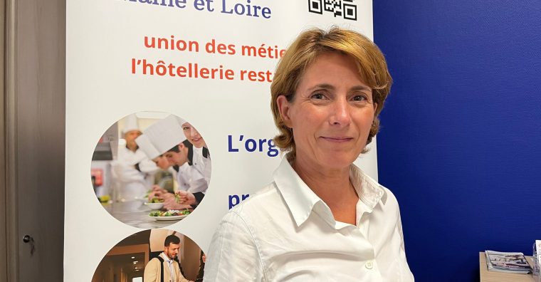 Céline Viale, présidente de l'Umih 49 et candidate à la vice-présidence du syndicat national.