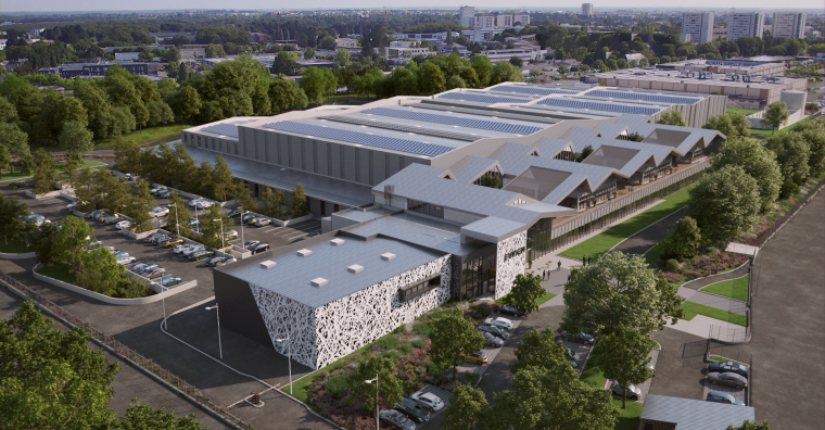 La nouvelle usine Bull à Angers.