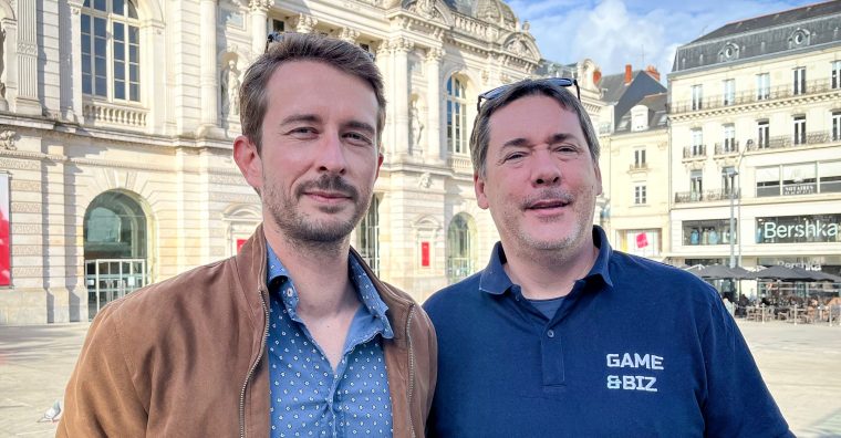 Ronan Chérel et Antoine Galpy, les deux associés de Game & Biz.