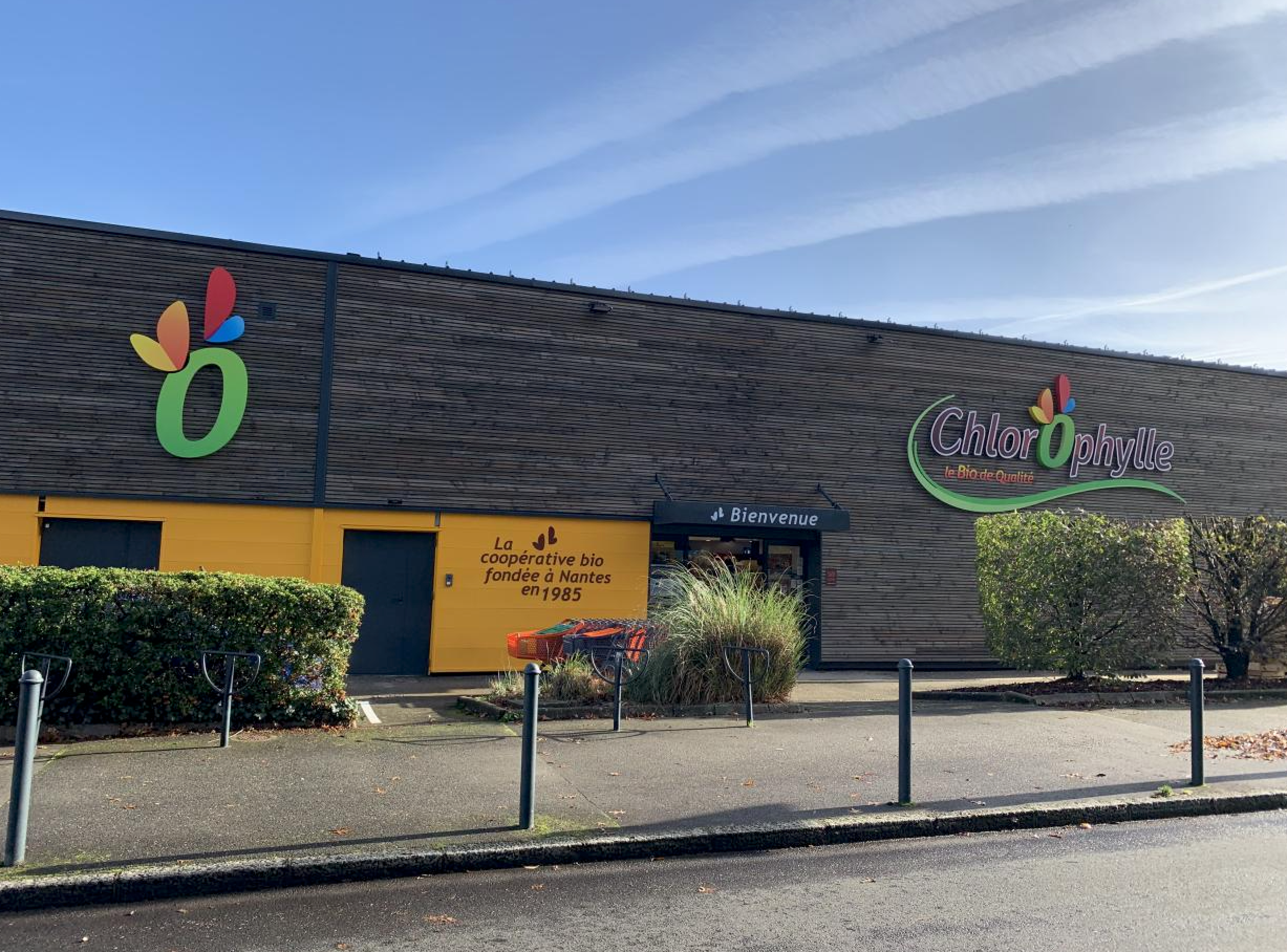 Le magasin de Nantes La Beaujoire de la coopérative bio Chlorophylle.