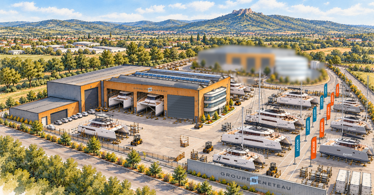 Illustration de l'article Beneteau annonce la construction d’un nouveau site à Canet-en-Roussillon